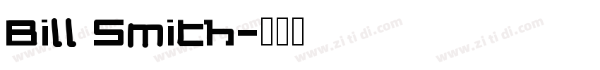 Bill Smith字体转换